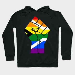 Black Lives Matter Fist LGBT Pride South Africa Hoodie